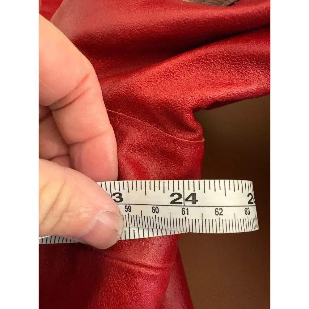 Heinz Gericke Delmar Red and White Motorcycle Jacket. - Picture 11 of 14